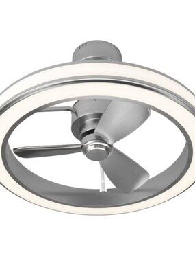 Artika Edwin 23" Fandelier Brushed Nickel